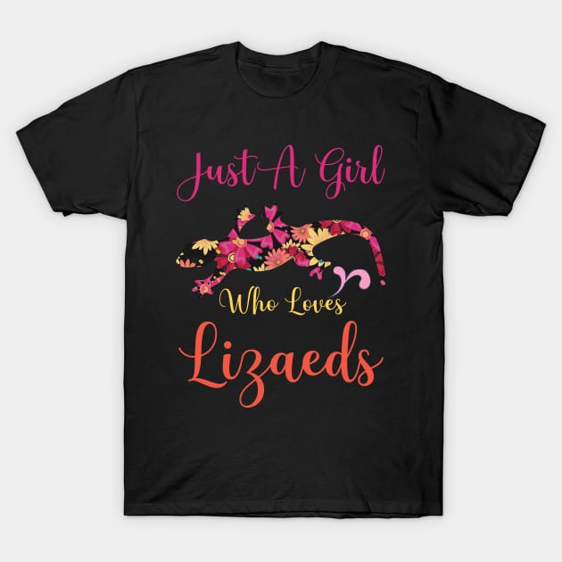 Just a Girl Who Loves Lizards T-Shirt by busines_night